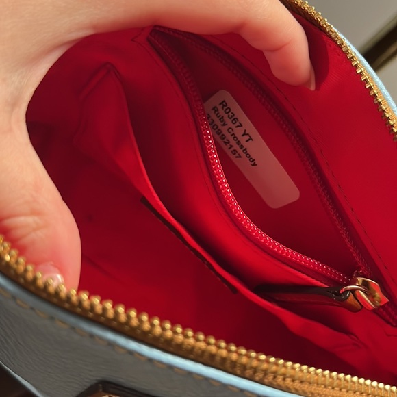dooney and bourke ruby crossbody sky blue color - Picture 4 of 5